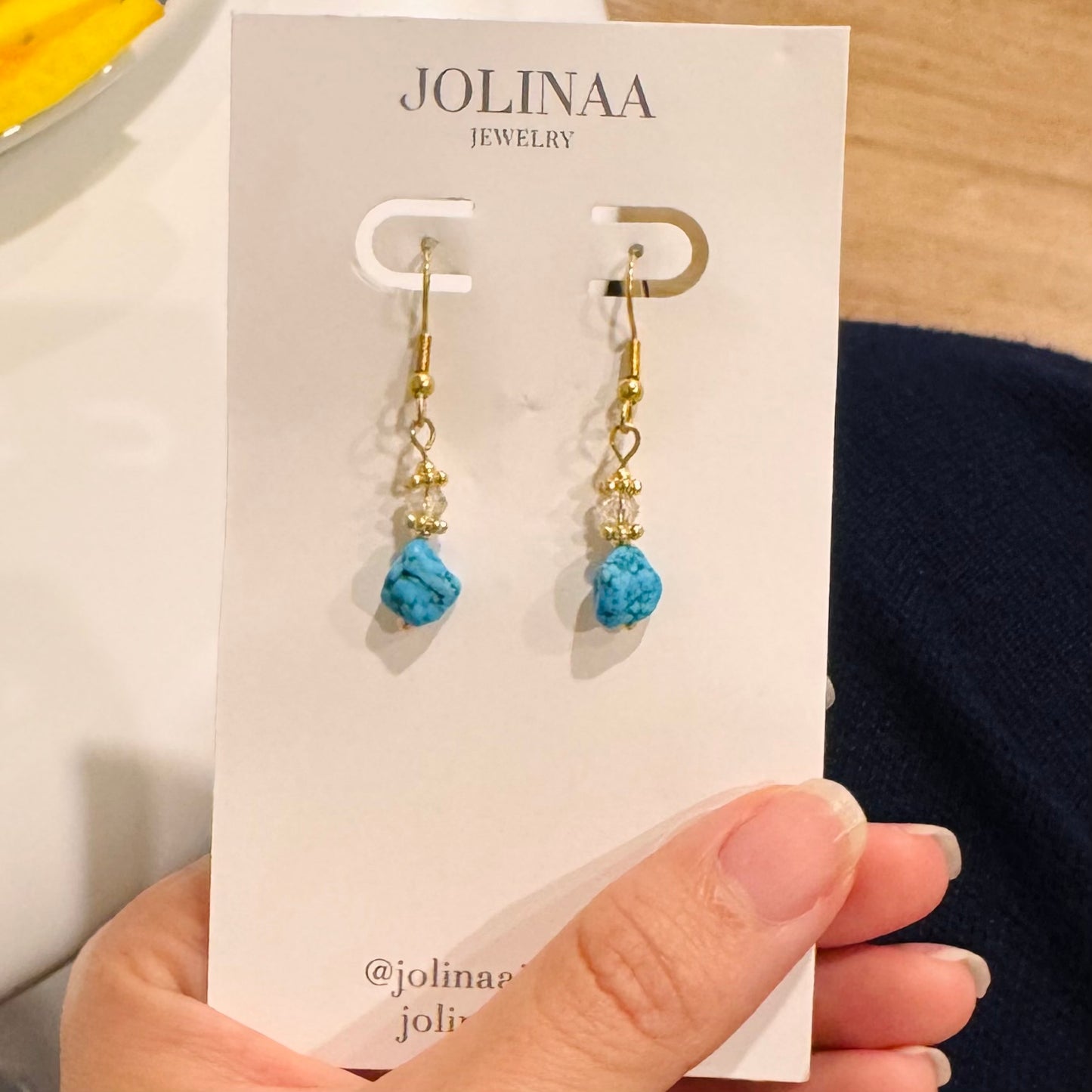 Blue Turquoise Earrings