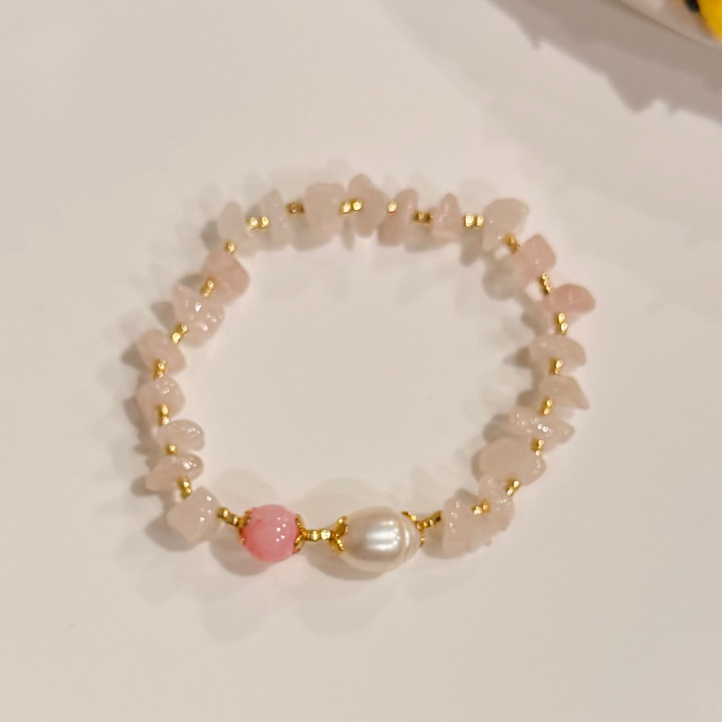 Baby Pink Stretch Bracelet