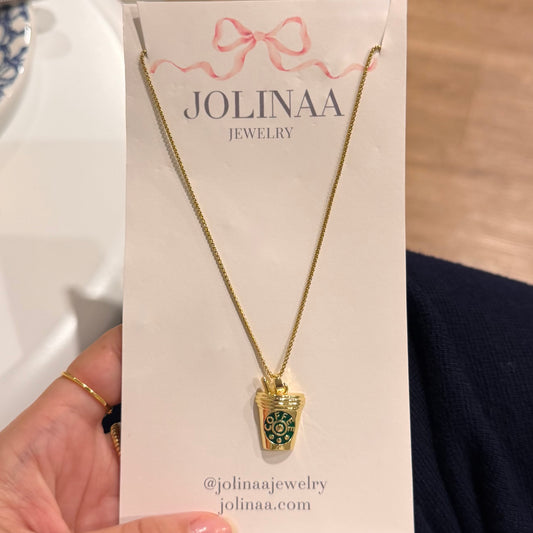 Morning Coffee Necklace