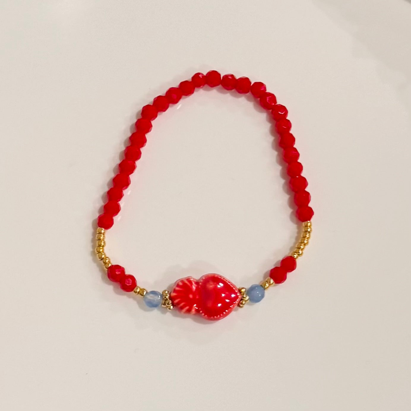 Sacred Heart Stretch Bracelet