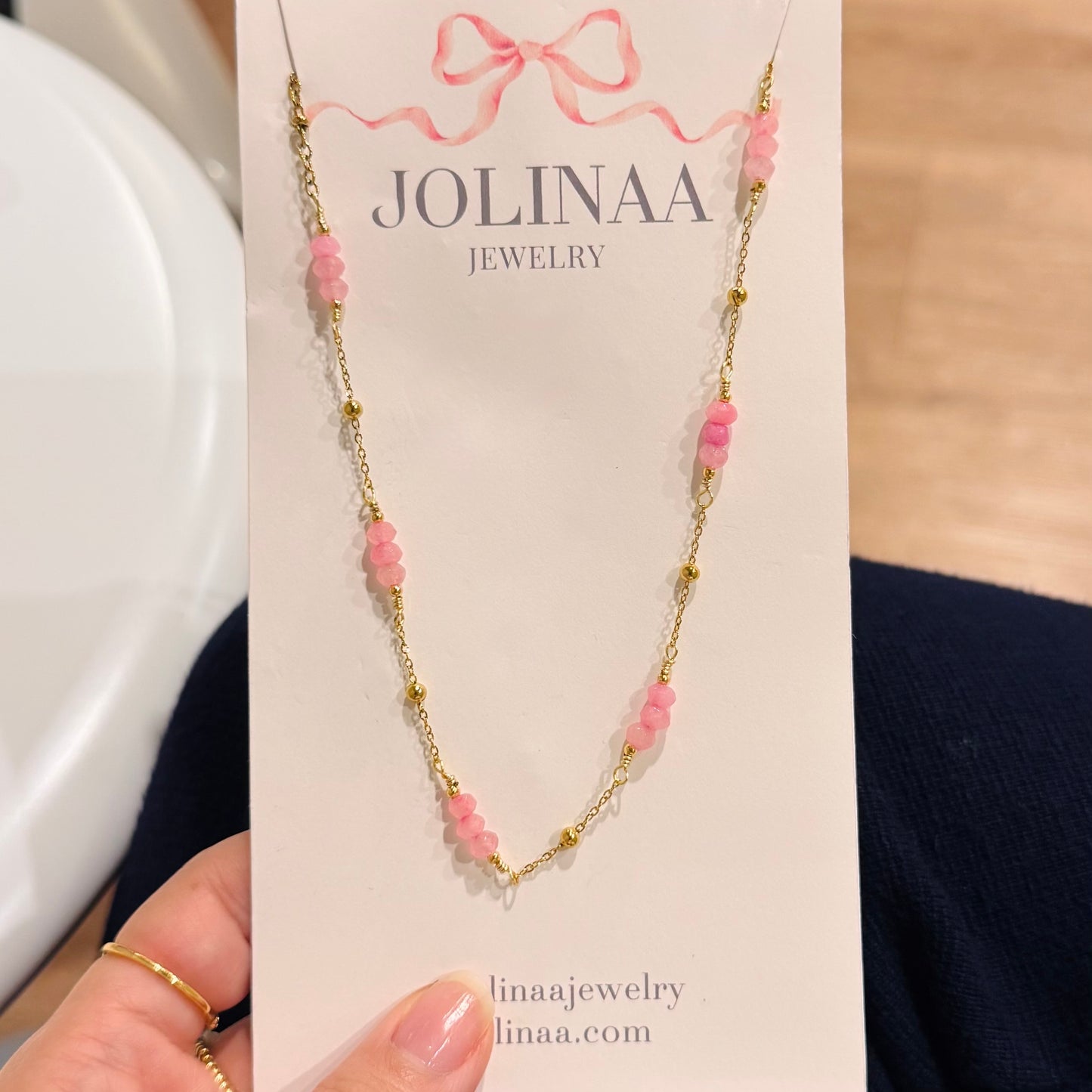 Pink Bubbles Necklace